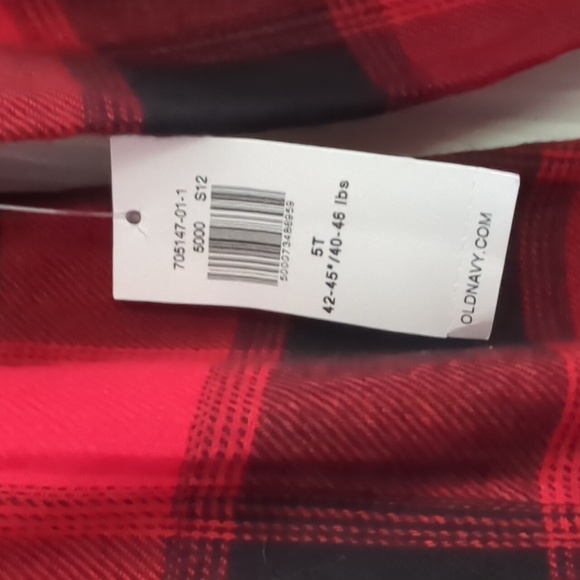 New Old Navy Buffalo Plaid Toddler Top 5T - Picture 5 of 8